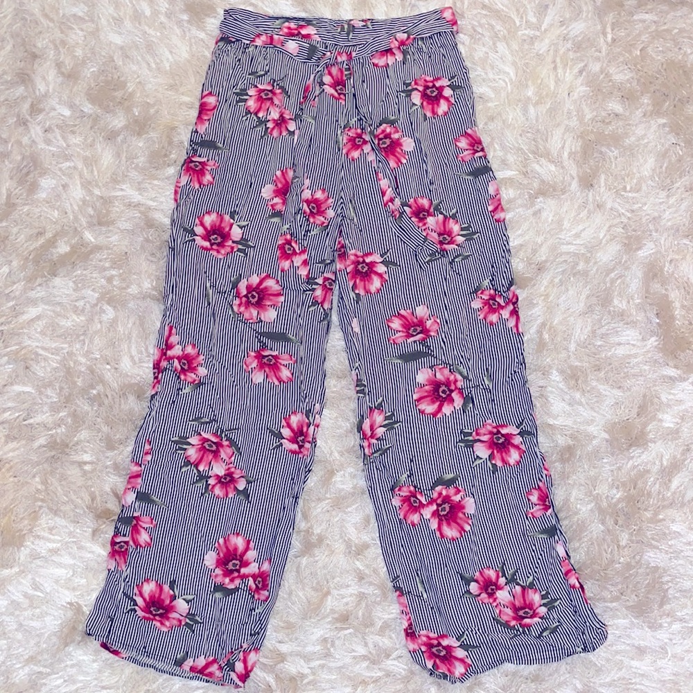 Haute Monde Striped & Floral Pants